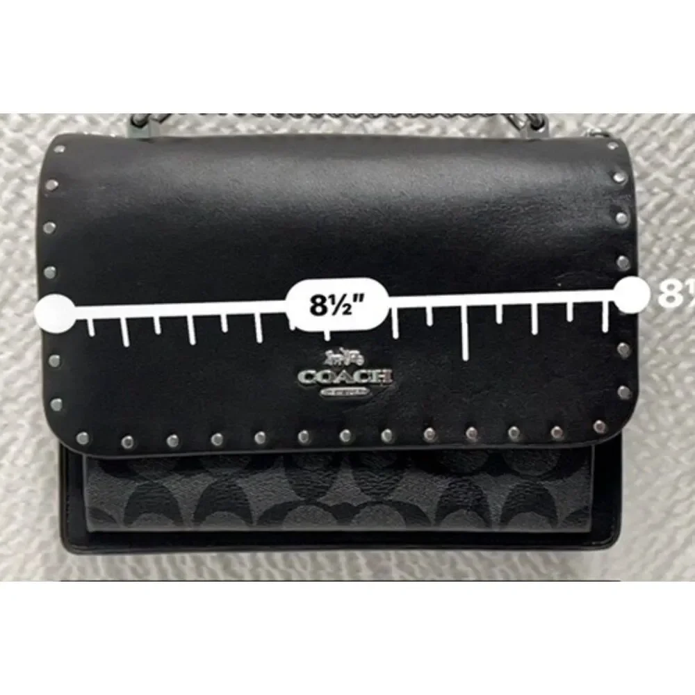 Coach Klare crossbody bag with rivets and chain strap